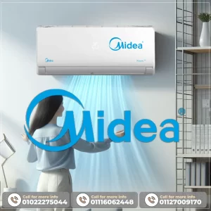 تكييف ميديا 1.5 حصان بارد ساخن ميشن برو