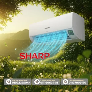 تكييف شارب اسبليت 2.25 حصان بارد ديجيتال بلازما كلاستر ابيض AH-AP18ZHE